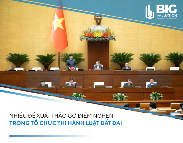 Nhiều đề xuất tháo gỡ điểm nghẽn trong tổ chức thi hành Luật Đất đai