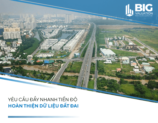Yêu cầu đẩy nhanh tiến độ hoàn thiện dữ liệu đất đai